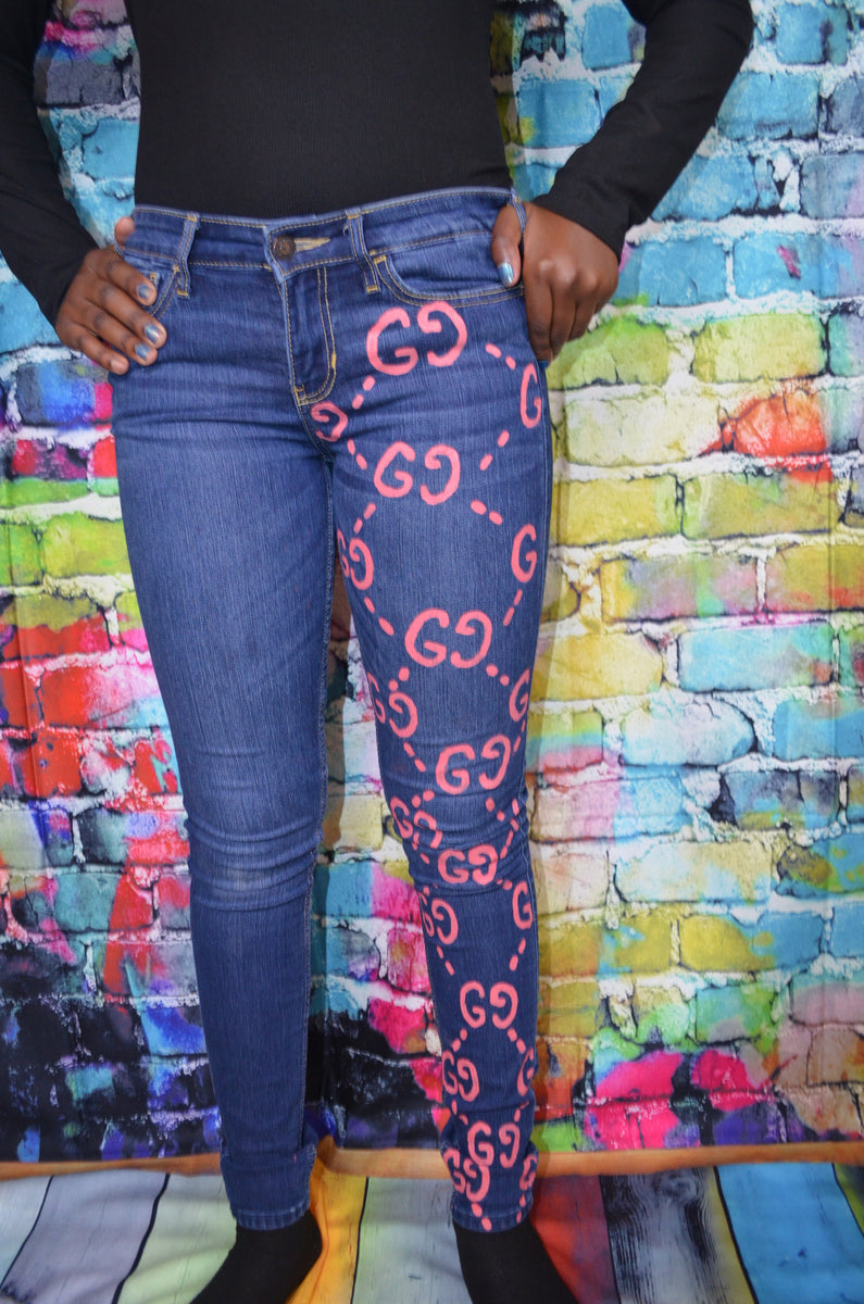 Carlie's Custom Double G Jeans – The New Neccessory