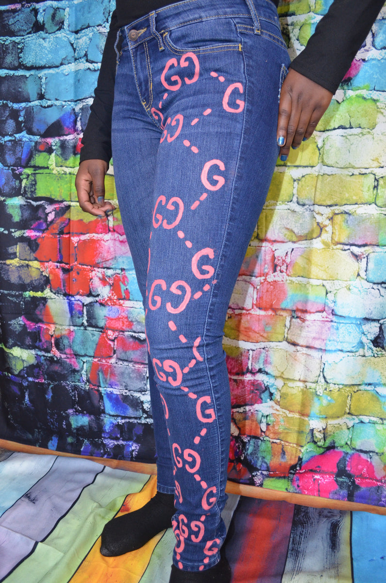 Carlie's Custom Double G Jeans – The New Neccessory