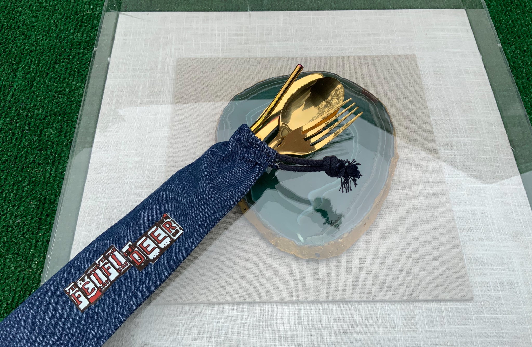 Gold Utensil Set