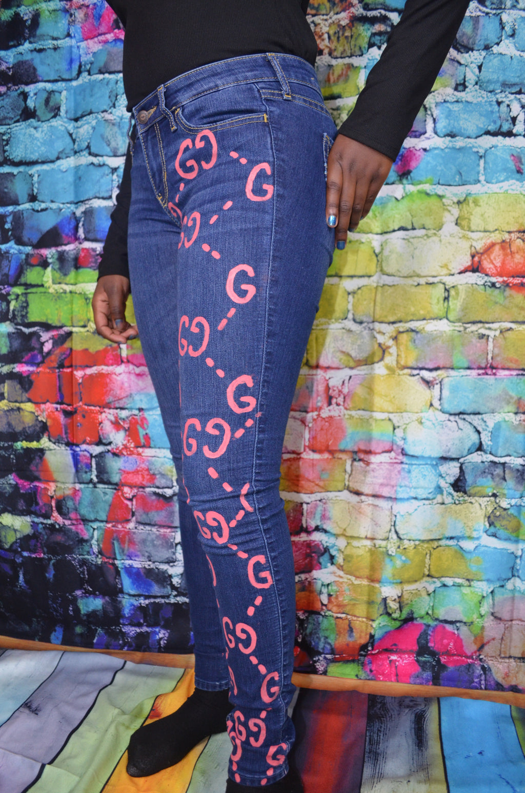 Carlie’s Custom Double G Jeans